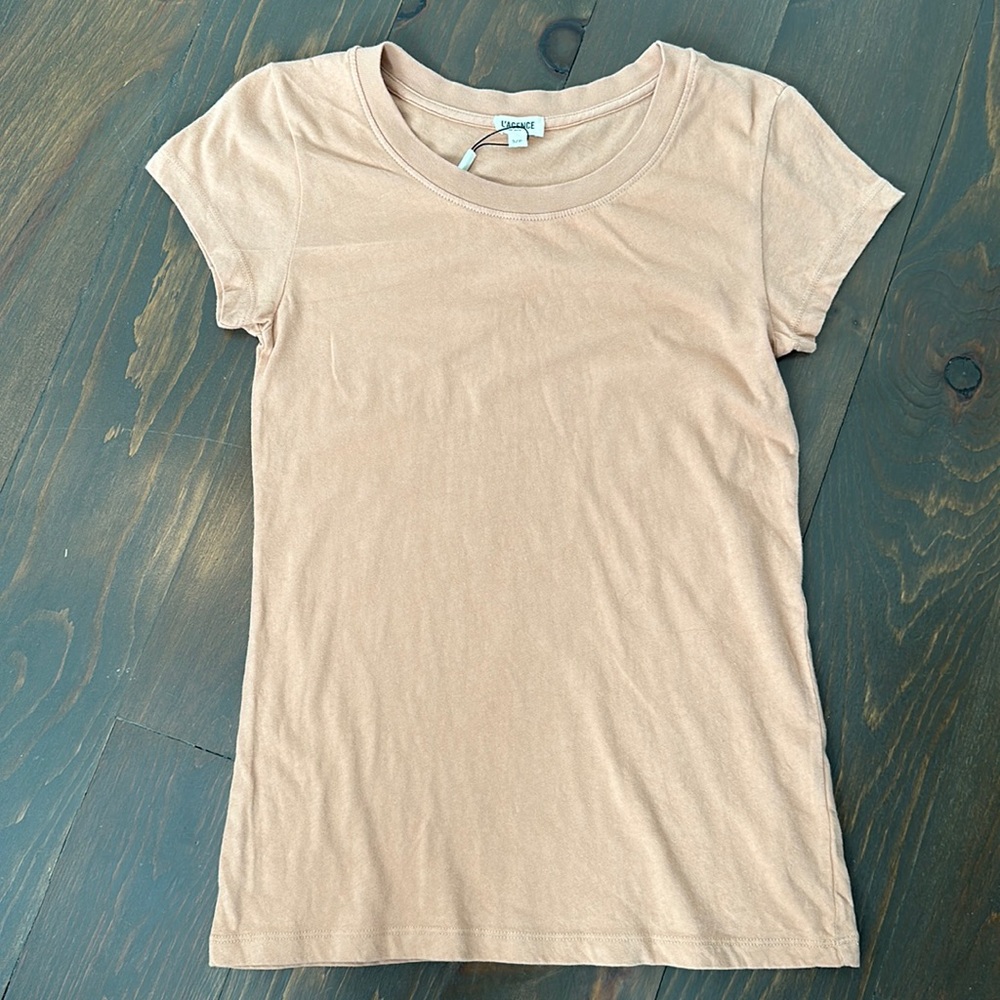 NWT L’agence Cory scoop neck tee